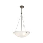 Lustre sur Tige Acier brossé Access Lighting 23072LEDDLP-BS-WHT 10W