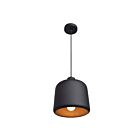 Suspendu LED Access Lighting Nostalgia 23778LEDDLP-MBL-MGL 10W noir mat