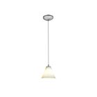 Suspendu Access Lighting Martini 28004-1C-BS-WHT 100W acier brossé