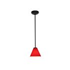 Suspendu LED Access Lighting Martini 28004-3R-ORB-RED 10W bronze huilé