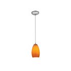 Suspendu Access Lighting Champagne 28012-1C-BS-MYA 100W acier brossé