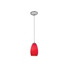 Suspendu Access Lighting Champagne 28012-1C-BS-RED 100W acier brossé