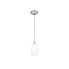 Suspendu Access Lighting Champagne 28012-1C-BS-WHST 100W acier brossé