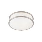 Plafonnier LED Access Lighting Conga 50080LEDDLP-BS-OPL 10W acier brossé