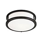 Plafonnier LED Access Lighting Conga 50080LEDDLP-MBL-OPL 20W Noir mat