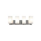 Luminaire de vanité Access Lighting Archi 50178-BS-OPL 240W 4 Lumières acier brossé
