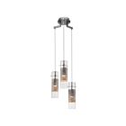 Suspendu LED Access Lighting Spartan 50526LEDDLP-BS-CLM 15.9W 3 Lumières acier brossé