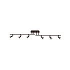 Éclairage sur rail ajustable LED Access Lighting Viper 52043LEDDLP-BRZ 31.8W 6 Lumières bronze