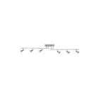 Éclairage sur rail ajustable LED Access Lighting Viper 52043LEDDLP-BS 33W 6 Lumières acier brossé