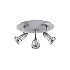 Plafonnier ajustable Access Lighting Cobra 52103-BS 150W 3 Lumières acier brossé