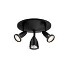 Plafonnier LED ajustable Access Lighting Cobra 52103LEDDLP-BL 16.5W 3 Lumières noir