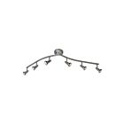 Éclairage sur rail ajustable LED Access Lighting Mirage 52226LEDDLP-BS 31.8W 6 Lumières acier brossé
