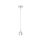 Access Lighting 62115LEDDCS-CH-CRY Georgia 1-Lumière LED 8W Laiton brossé antique Suspendu