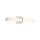 Luminaire de vanité LED Access Lighting Escape 62522LEDD-BS-OPL 40W Acier brossé