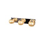 Luminaire de vanité Access Lighting Galaxy 62559-MSS-STARRY 120W 3 Lumières acier inoxydable miroir