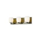 Luminaire de vanité Access Lighting Serenity 62562-AB-OPL 120W 3 Lumières laiton antique