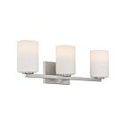 Luminaire de vanité Access Lighting Sienna 62623LEDDLP-BS-OPL 10W 3 Lumières Acier brossé