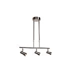 Projecteur suspendu LED Access Lighting Sleek 63063LEDD-BS 12W 3 Lumières acier brossé