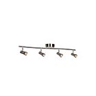 Projecteur LED semi-encastré Access Lighting Sleek 63067LEDD-BS 16W 4 Lumières acier brossé