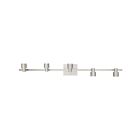 Éclairage sur rail ajustable LED Access Lighting Lincoln 63075LEDDLP-BS 27.5W 5 Lumières acier brossé