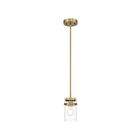 Access Lighting 63080-BG-CLR Shelby 1-Lumière Incandescence 60W Or brossé Suspendu