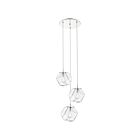 Suspendu LED Access Lighting Boulder 63127LEDDLP-MSS-CLR 15W 3 Lumières acier inoxydable miroir
