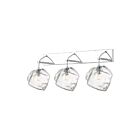 Vanité LED Access Lighting Boulder 63130LEDDLP-MSS-CLR 13.5W 3 Lumières acier inoxydable miroir
