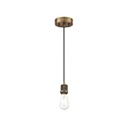 Suspendu LED Access Lighting Port Nine 63139LEDDLP-ABB 7W Laiton antique brossé