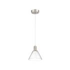 Suspendu LED Access Lighting Port Nine 63140LEDD-BS-CLR 9W acier brossé