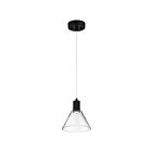 Suspendu LED Access Lighting Port Nine 63140LEDD-MBL-CLR 9W noir mat