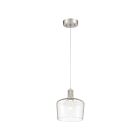 Suspendu LED Access Lighting Port Nine 63141LEDD-BS-CLR 9W acier brossé