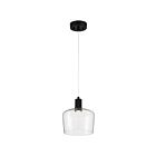 Suspendu LED Access Lighting Port Nine 63141LEDD-MBL-CLR 9W noir mat