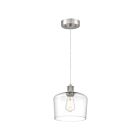 Suspendu Access Lighting Port Nine Chardonnay 63141LEDDLP-BS-CLR 9W 1-Lumière Acier brossé