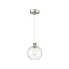 Suspendu Access Lighting Port Nine Burgundy 63142LEDDLP-BS-SDG 9W 1-Lumière Acier brossé