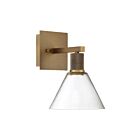 Applique murale LED Access Lighting Port Nine 63143LEDD-ABB-CLR 9W laiton brossé antique