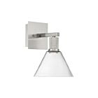 Applique murale LED Access Lighting Port Nine 63143LEDD-BS-CLR 9W acier brossé