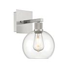 Applique murale Access Lighting Port Nine Burgundy 63145LEDDLP-BS-CLR 9W Acier brossé