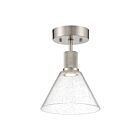 Plafonnier semi-encastré LED Access Lighting Port Nine 63146LEDD-BS-SDG 9W acier brossé