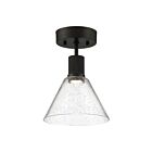 Plafonnier semi-encastré LED Access Lighting Port Nine 63146LEDD-MBL-SDG 9W noir mat
