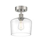 Plafonnier semi encastré LED Access Lighting Port Nine Chardonnay 63147LEDDLP-BS-CLR  9W Acier brossé
