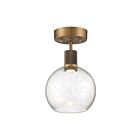 Plafonnier semi-encastré LED Access Lighting Port Nine 63148LEDD-ABB-SDG 9W laiton brossé antique