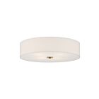 Plafonnier LED Access Lighting Mid Town 64064LEDDLP-ABB-WH 8.5W laiton brossé antique