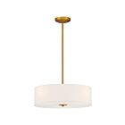 Luminaire suspendu ou semi-encastré LED Access Lighting Mid Town 64065LEDDLP-ABB-WH 8.5W laiton brossé antique