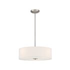 Luminaire suspendu ou semi-encastré LED Access Lighting Mid Town 64065LEDDLP-BS-WH 8.5W acier brossé