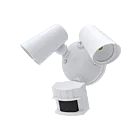 American Lighting FL2-3CCT-WH 20W Blanc Lumière de sécurité avec détecteur de mouvement CCT Sélectionnable