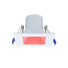 American Lighting SPKPL-RDLRE4Q-RGBTW-WH 9W 4.72" Blanc Lumière encastrée RGBTW