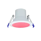 American Lighting SPKPL-RDLRE4R-RGBTW-WH 9W 4.72" Blanc Lumière encastrée RGBTW