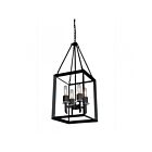Lustre Artcraft Vineyard AC10064 100W 4-lumières noir mat