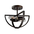 Plafonnier semi-encastré Artcraft Newport AC10882CH 60W chrome