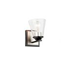Applique murale LED Artcraft Wheaton AC11141NB 60W 1-lumière nickel brossé noir